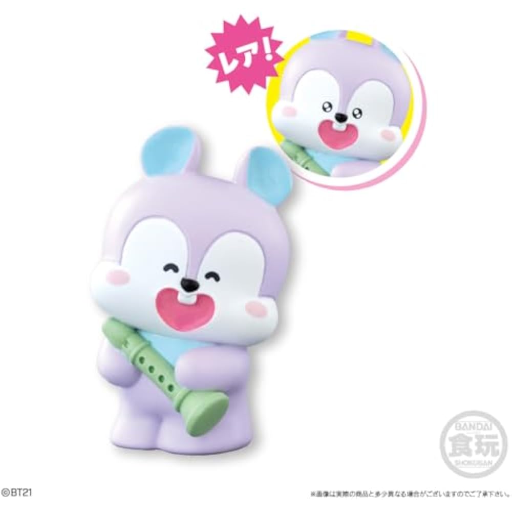 Bandai (БАНДАЙ) BT21 Друзья 4 Жевательная резинка Пищевая игрушка [Продажа коробкой/Набор из 12 штук]