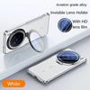 Стеклянный объектив невидимый держатель чехол для VIVO X200 Pro Mini X200Pro X 200 Четыре угла анти-падение простой кожаный чехол для телефона бампер