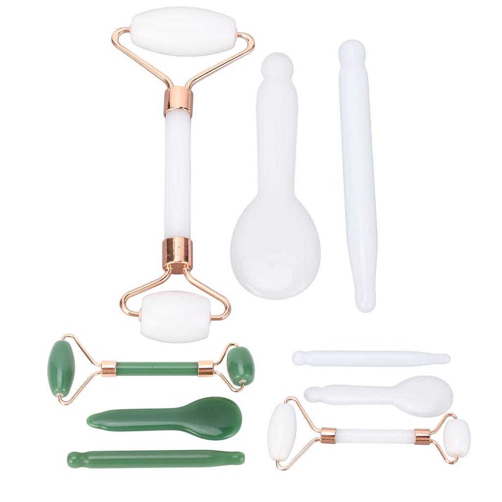 Face Relaxation Jadestone Roller Gua Sha Tools Double Head Manual Massage Facial Relaxation Massage 
