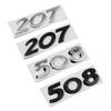 2026 Hot Car Sticker 3D Car Accessories Styling Decal Rear Door Badge Car Body Emblem For Peugeot 208 301 308 408 508 2008 3008