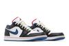 Кроссовки Air Jordan 1 Low SE индустриального синего цвета Sashiko
