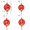 Red Vietnamese New Year Pendant Blessing Vietnam Lucky Ornament  Home Decorations