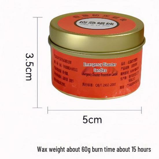 Экологичные ветрозащитные и водонепроницаемые аварийные свечи: Без запаха, бездымное освещение для перебоев с электроэнергией и использования на открытом воздухе.