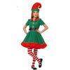Socks Christmas Cosplay Costume Hat Christmas Party Accessories Green Elf Costume  Photo Props