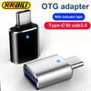 NNBILI 1-3 шт. USB 3.0 Type-C OTG адаптер Type C USB C папа-мама USB конвертер для Macbook Xiaomi Samsung S21 OTG разъем