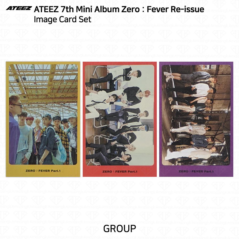 ATEEZ 7-й мини-альбом Zero : Fever Часть 1 Переиздание Официальной Фотокарты QR-карта