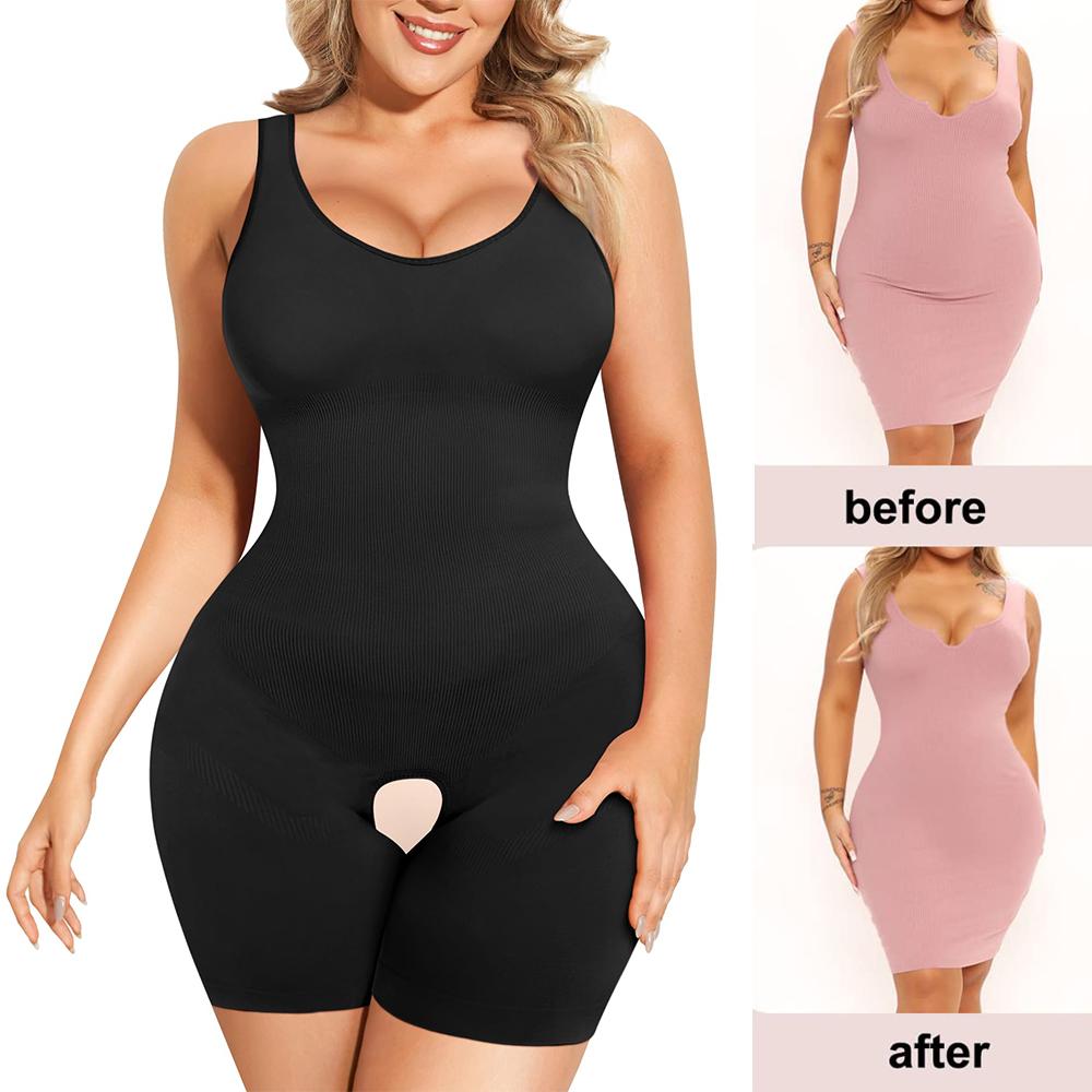 Женский корсет для всего тела, корсет для талии, корректирующее белье, боди для похудения, майки, рубашка с открытой промежностью, корсет, подтягивающее белье для послеродового восстановления