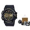 CASIO Men Liquid Crystal/Analog Dual Display Series Black Watch GA-400GB-1A9 GA-400GB-1A9