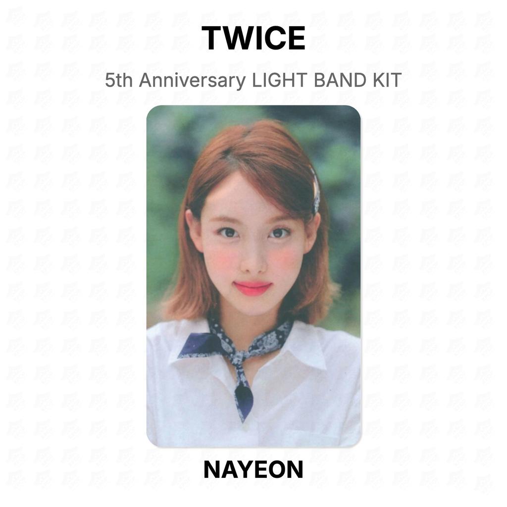 Twice Набор браслетов LIGHT 5-й годовщины Официальная фотокарточка