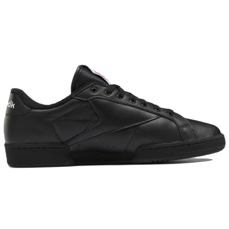 Reebok Club C Grounds Низкие кеды Повседневная обувь для скейтбординга Унисекс Черные кроссовки GY8788