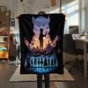 1PC Re Zero Patterned Flannel Blanket Suitable For All Seasons For Home Decor Warmth And Comfort Gifts Holiday Present