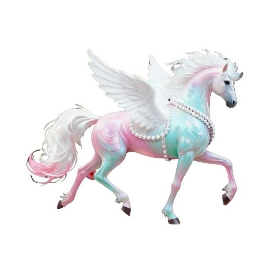 Лошадь Орнамент 2D Акриловая Лошадь Шарм для Зеркала Заднего Вида Авто Плоская Подвеска на Елку Украшение для Подвешивания в Салоне Авто для Женщин Девушек