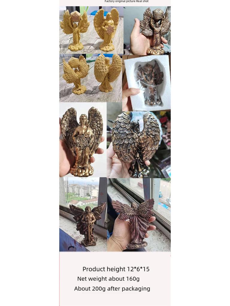 Садовые статуи из смолы, выполненные в трансграничном стиле – креативные небольшие украшения на тему веры