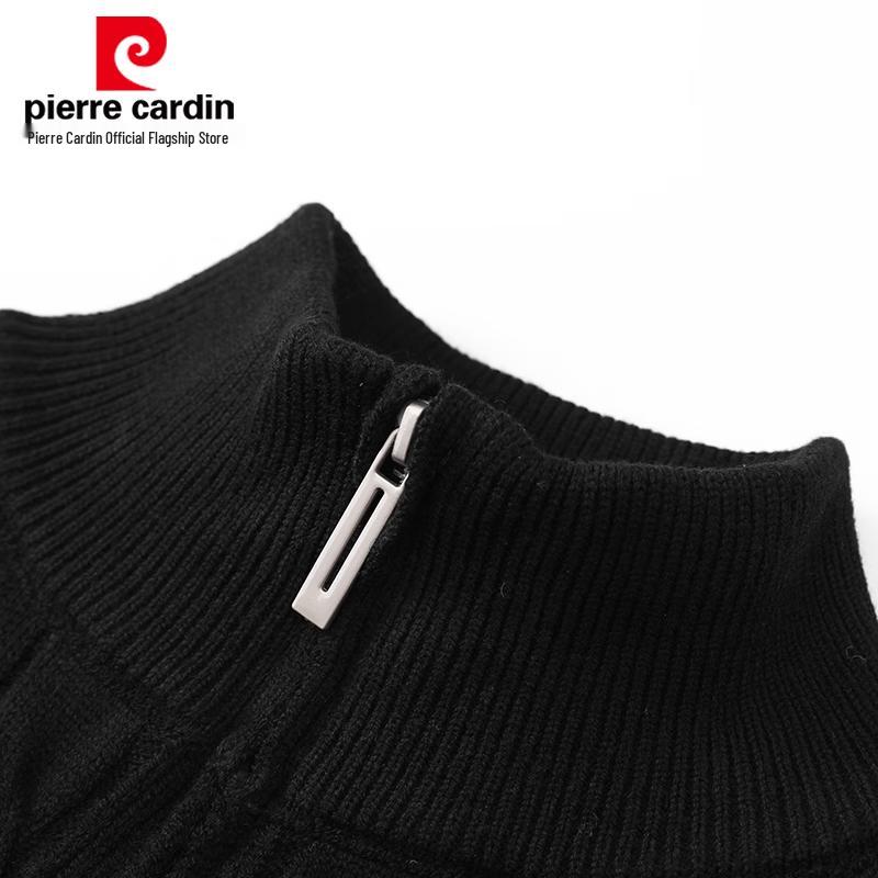 Pierre Cardin Men's Casual Zipper Knit Cardigan