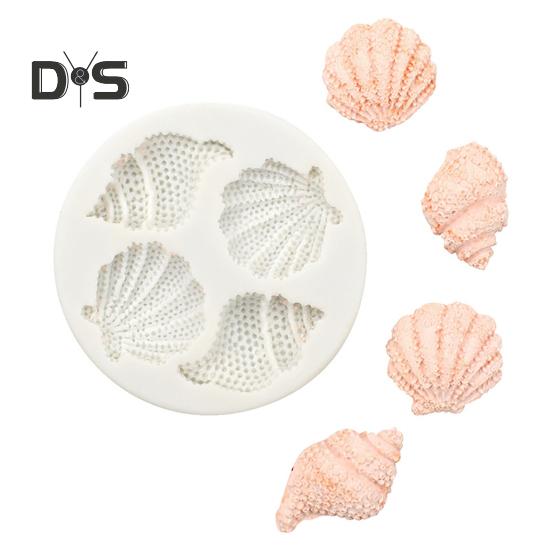 Пресс-форма для раковины без запаха, многоразовая полезная силиконовая форма для раковины с 4 полостями