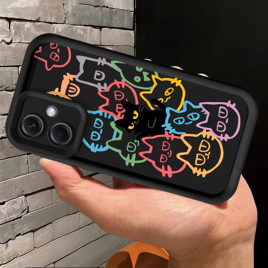 Чехол для Xiaomi Poco F8 C61 C50 C51 X3 NFC X3 Pro Чехол для телефона Модный Милый Черный Кот