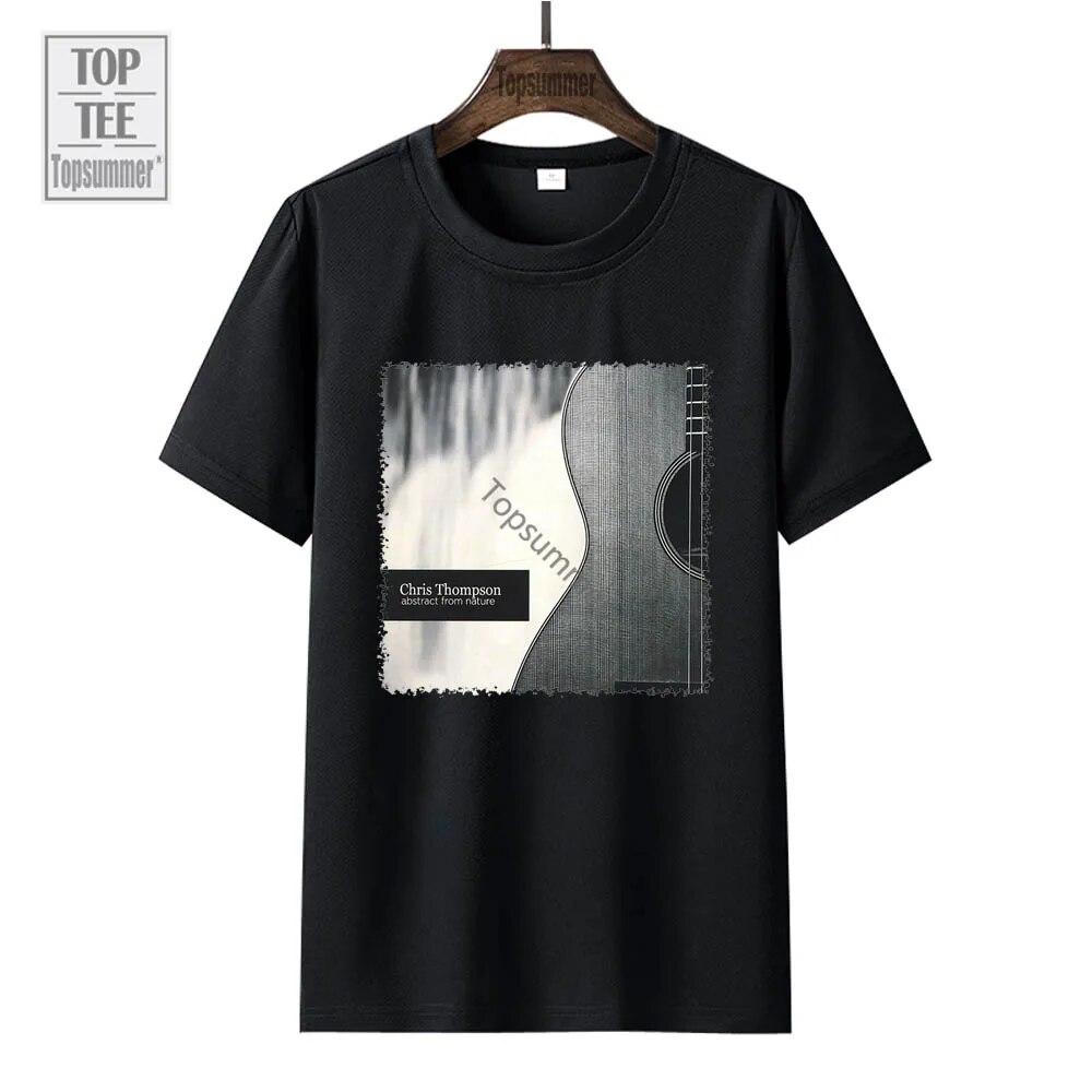 Футболка с абстракцией из альбома природы, футболка Chris Thompson Tour, футболки большого размера для подростков, футболки с графическим принтом, футболки
