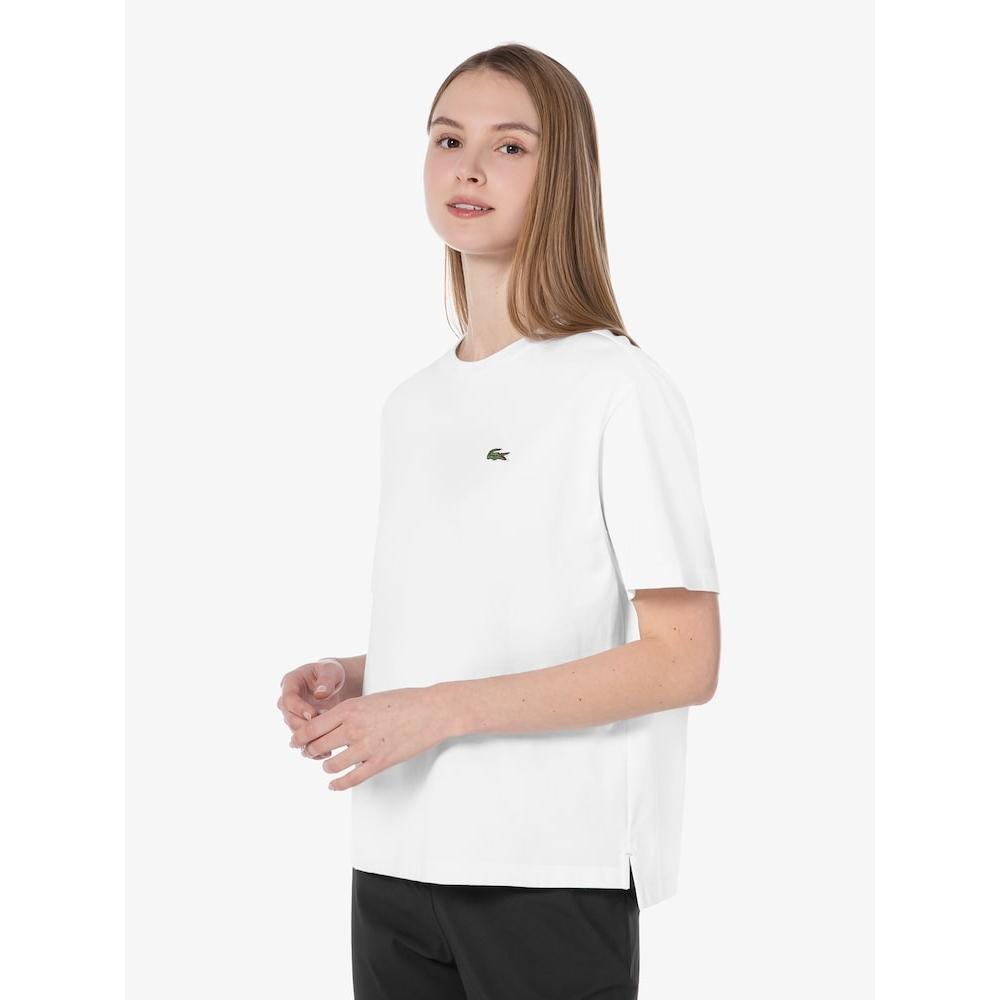 Lacoste Женская футболка свободного покроя с коротким рукавом Tf836e 54g 001 q2nTf836e 54g001