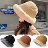 Soft Thickened Autumn Winter Bucket Hat For Women Girls Outdoor Warm Beanies  Trend Fisherman Hat Windproof Hats Gifts