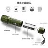 LED Flashlight, Handheld Flashlight with High-Brightness Chip, Adjustable Zoom, Lightweight, Compact, Battery-Operated, Includes AAA Batteries, Ideal