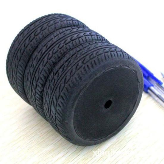 Подставка для ручек, 3-слойная, в виде автомобильной шины, черная резиновая подставка для ручек, настольная организация, инструмент для организации хранения канцелярских принадлежностей