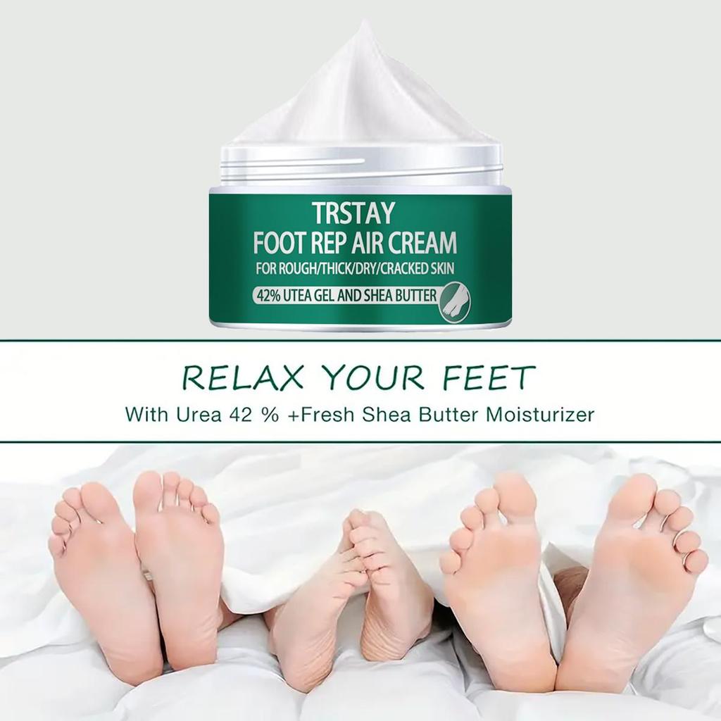 Восстанавливающий крем для ног, который осветляет тон кожи, увлажняет, осветляет тусклость и укрепляет кожу.