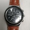 Б/у часы SWATCH черные коричневые