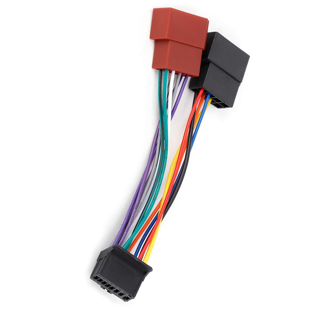 Автомобильный стерео жгут с 16-контактным портом на 8-контактный разъем Mini Iso, кабель проводки подходит для Pioneer 2003?на