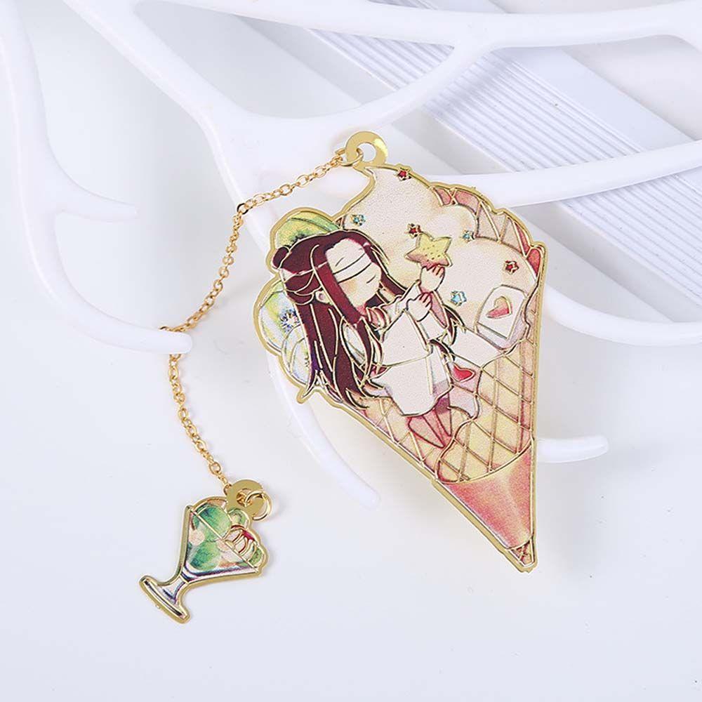 Wangji Wei Wuxian Stationery Book Markers Hollow Bookmark Pagination Mark Mo Dao Zu Shi Bookmark