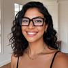 Retro Square Anti-Blue Light Glasses – Simple, Casual, Versatile Eyeglass Frames