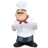 Chef Nut Tray Statue for Shop Welcoming Cute Decoration Small Synthetic Resin Ornaments