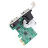 PCIE Serial Card Minus40 to 85 celsius  2 Port PCI Express X1 to DB9 COM RS232 Converter Adapter Controller