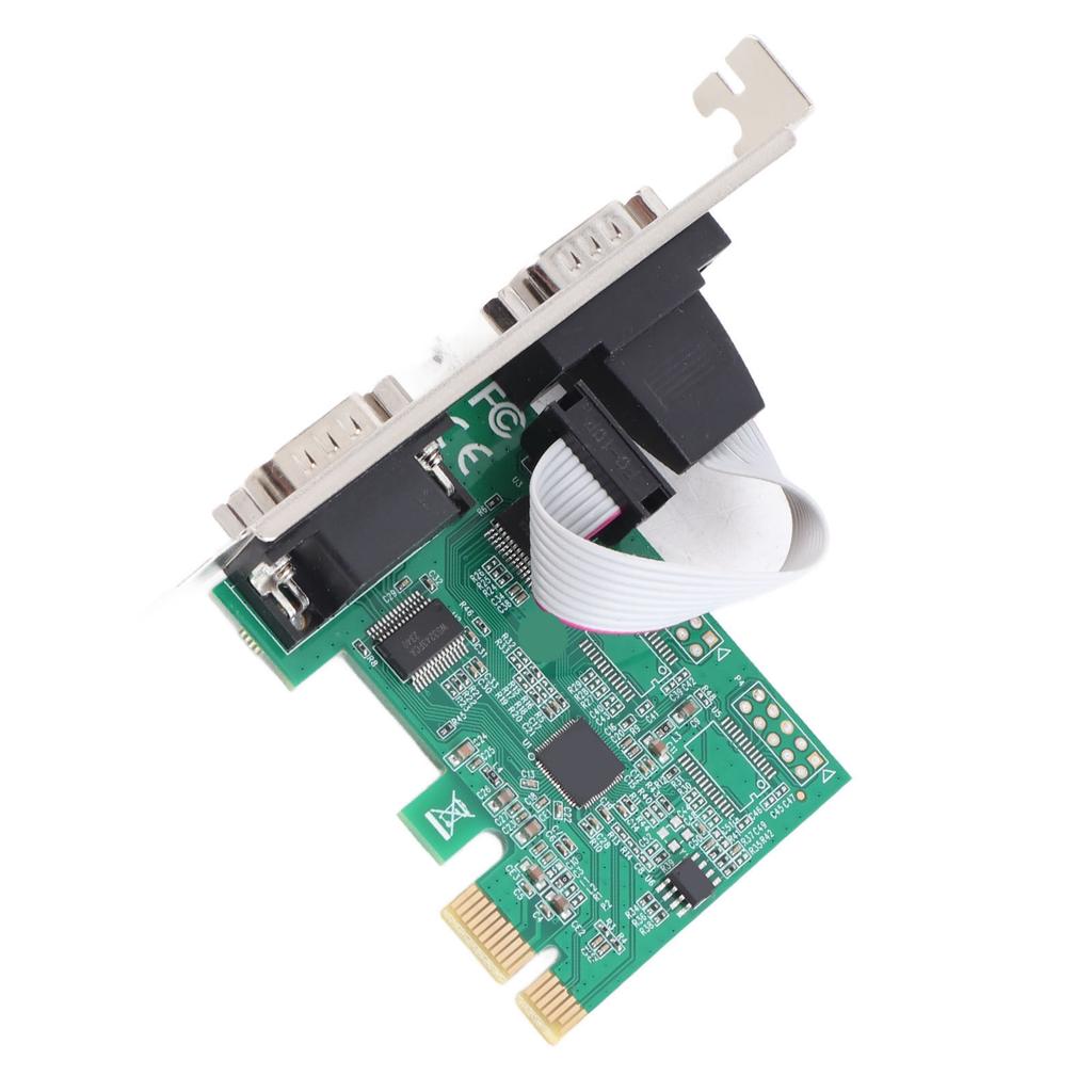 PCIE Serial Card Minus40 to 85 celsius  2 Port PCI Express X1 to DB9 COM RS232 Converter Adapter Controller