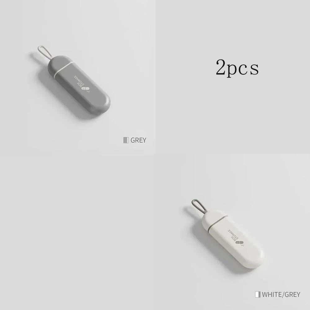 Портативная таблетница на 3 ячейки с веревкой для переноски, карманный контейнер для таблеток, ежедневный органайзер для витаминов, маленькая аптечка для офиса, поездок