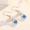 Temperature and Fashionable Personalized Lucky Bag Earrings High-end Princess Ear Hooks