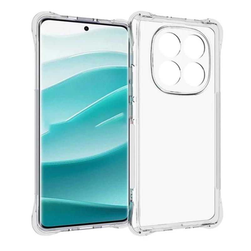 Для Xiaomi Poco X7 5G/Xiaomi Redmi Note 14 Pro 5G Прозрачный ТПУ Чехол WANLONFENG Серия TM 2.0 мм Задняя крышка телефона