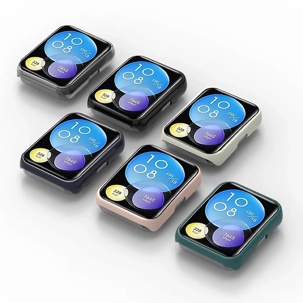 PC+Glass Watch Protective Case for Huawei watch fit2 Intelligent Configuration Accessories