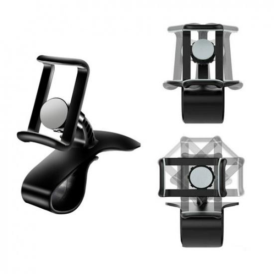 Black Car Dashboard Holder HUD Mount Clip Accessory For Mobile Cell Phone GPS