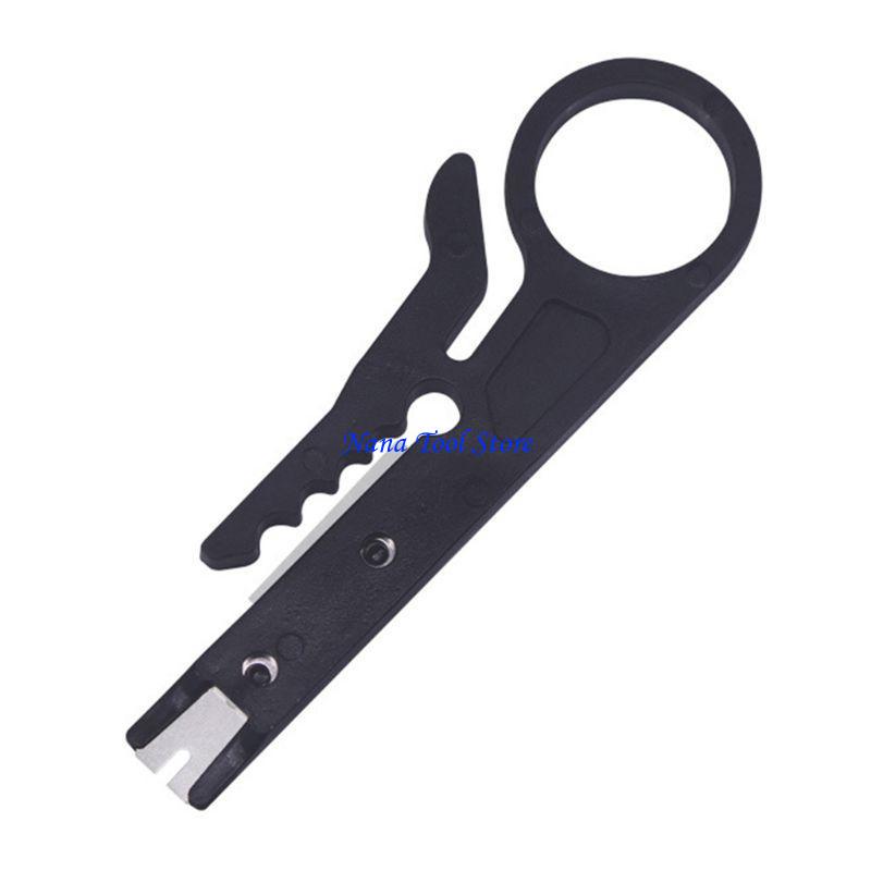 31GJ Crimping Tool Mini Crimper Pliers Portable Wire Stripper Knife Cable Stripping