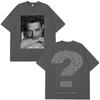 Alejandro Sanz Print Tee Tour Graphic Tee Unisex Women Fashion Casual Hip Hop Tee Summer Cotton Goth Punk Casual Tee