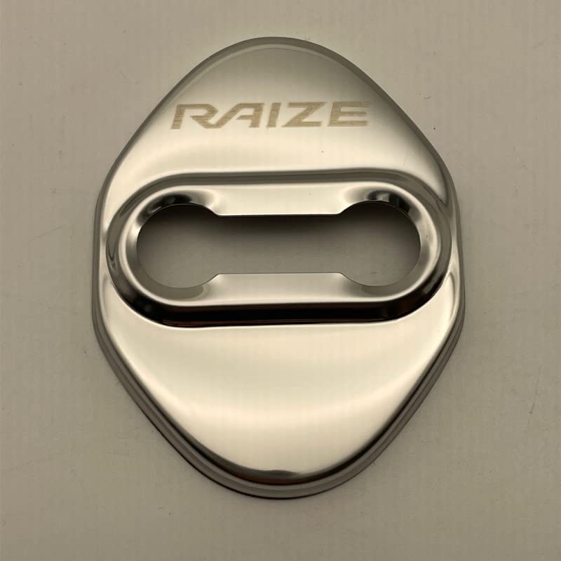 OKAYOHINN Toyota Rise Striker Cover Крышка дверного замка с покрытием Аксессуары Детали интерьера Зеркальная поверхность Нержавеющая сталь 4 шт. Простая установка Новый мод