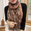 Small Floral Thin Mori Age-reducing Wrinkled Sunscreen Silk Scarf Women's Summer New Versatile Shawl Fashion Trends
