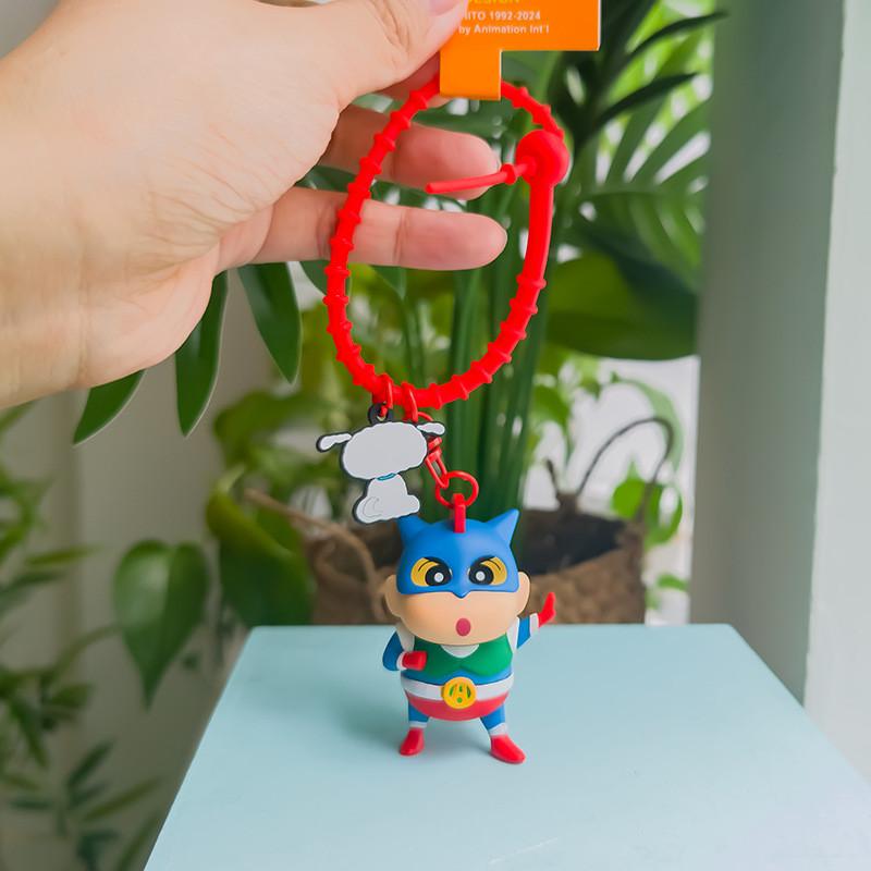 Брелок Crayon Shinchan с трансформирующимися мультяшными фигурками из смолы для автомобилей или сумок