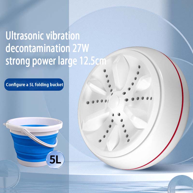 Мини-вращающаяся стиральная машина со складным ведром объемом 10 л, зарядка через USB, нижнее белье, носки, детская одежда, портативная стиральная машина для путешествий