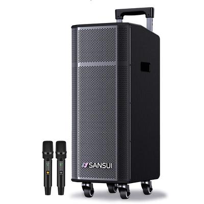 SANSUI G26 Уличная караоке-колонка-тележка CN вилка (адаптер в комплекте)