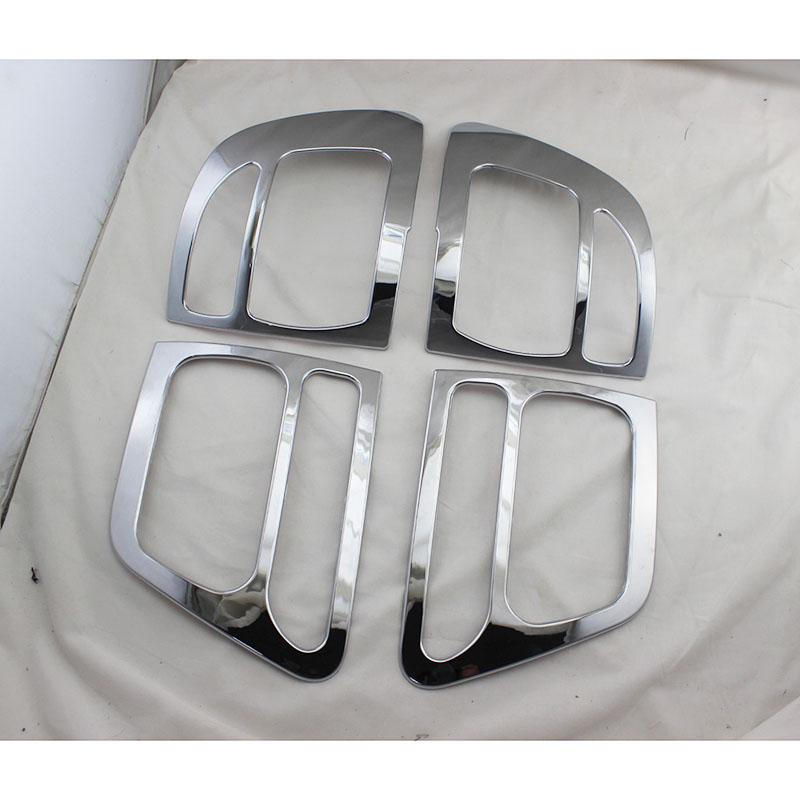 2008-2011 Хромированный задний фонарь, декоративное украшение заднего фонаря, защитная наклейка для Toyota Fortuner Hilux