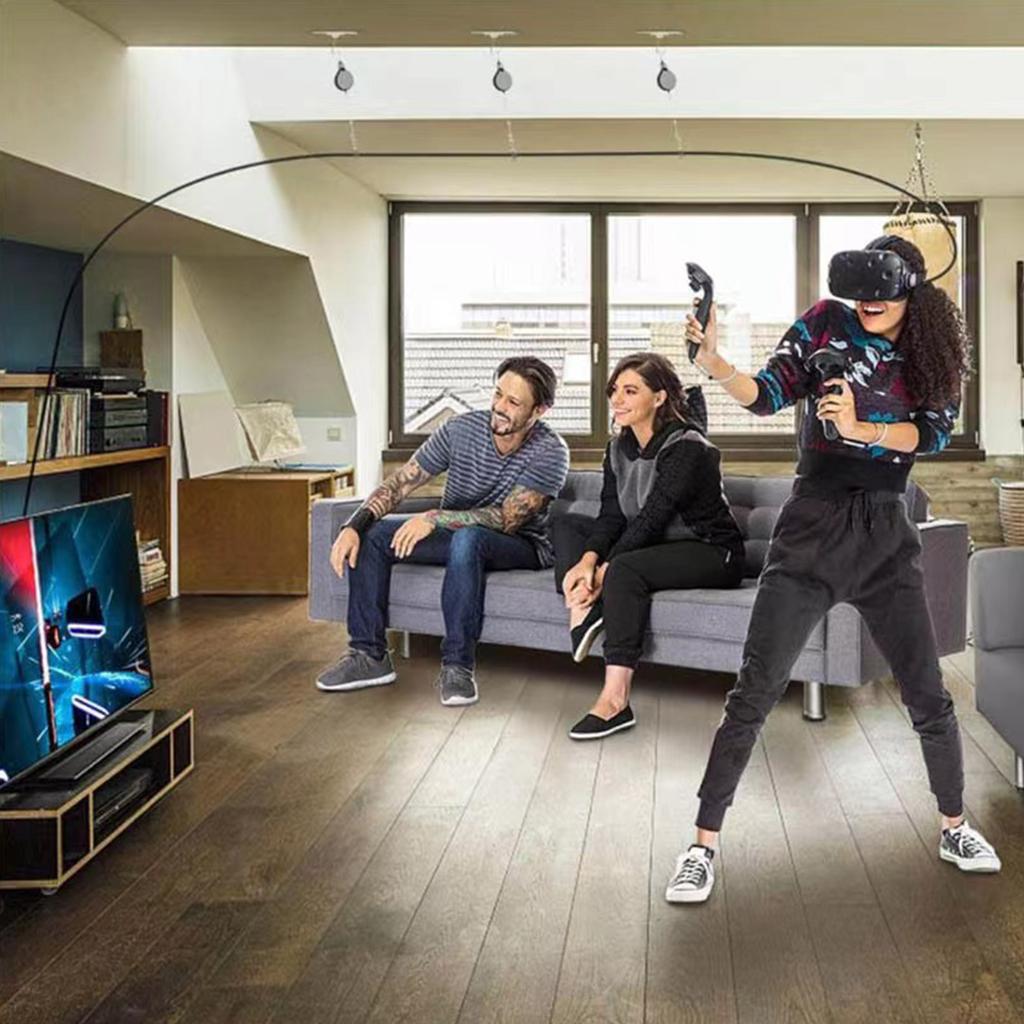 Более тихий набор для организации кабелей VR Потолочные клейкие крючки для PS VR2/Pico 4 Кабель Link Набор потолочной подвесной системы