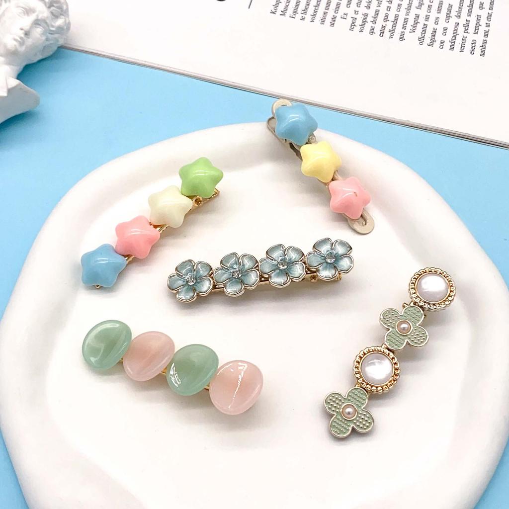 Крутая металлическая шпилька Y2K: Высококачественная горячая девчачья челка с заколкой и головной убор в виде утконоса