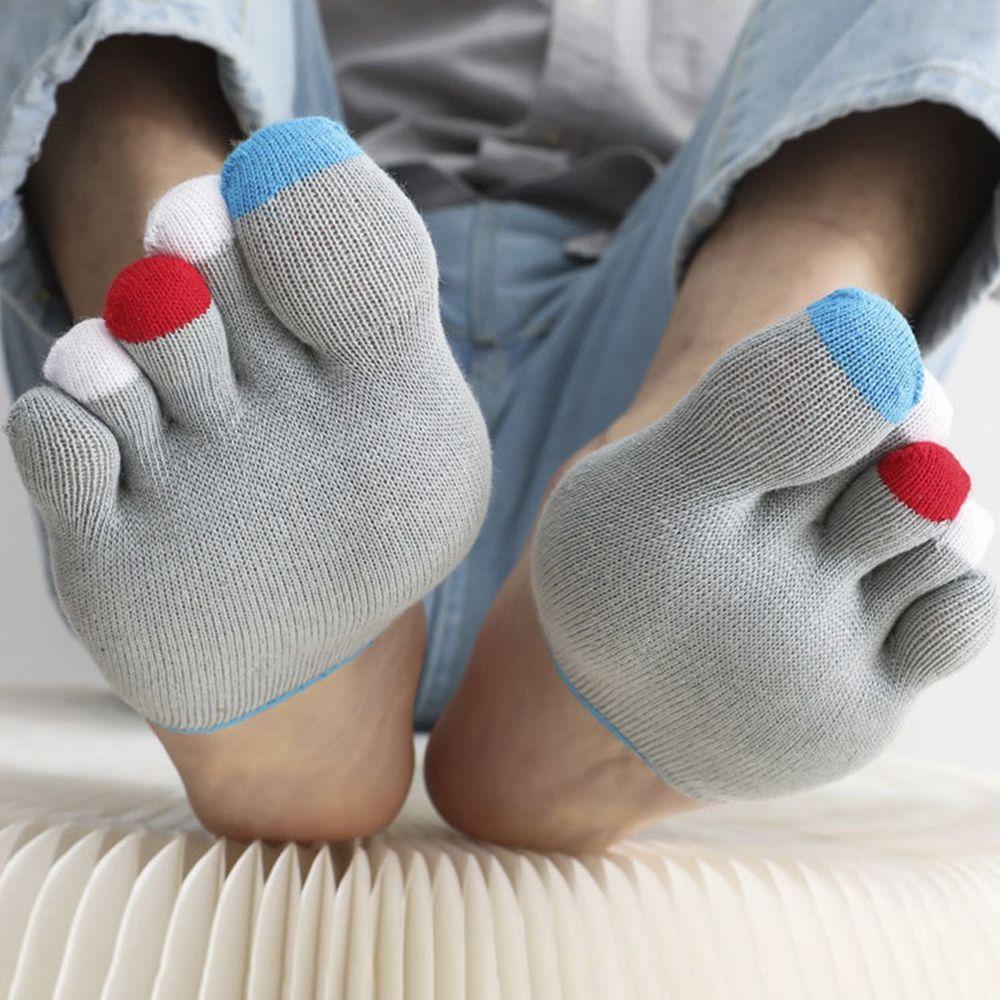 Anti-abrasion Summer Toe Cover Men Men Socks Five-Finger Socks Split Toe Socks Half Foot Socks