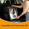 Сумка для хранения Thermomix TM7 Защитный чехол Тонкий дизайн с ручкой и сетчатыми карманами Органайзер для кухонных аксессуаров